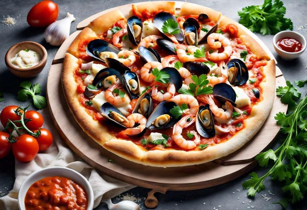 Pizza aux fruits de mer : recette et astuces gourmandes