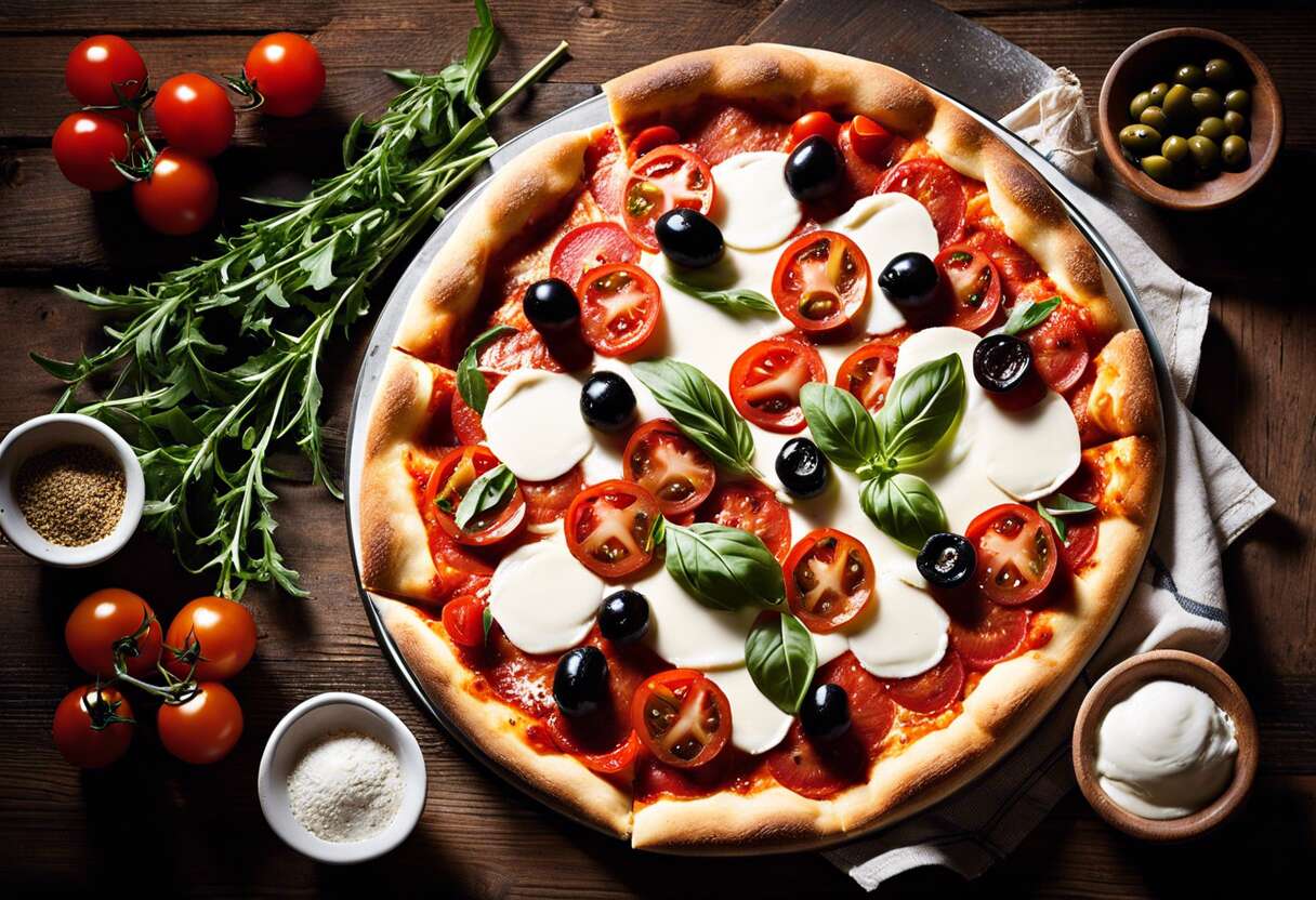 Recette de la Pizza Puglia : saveurs authentiques du sud de l’Italie