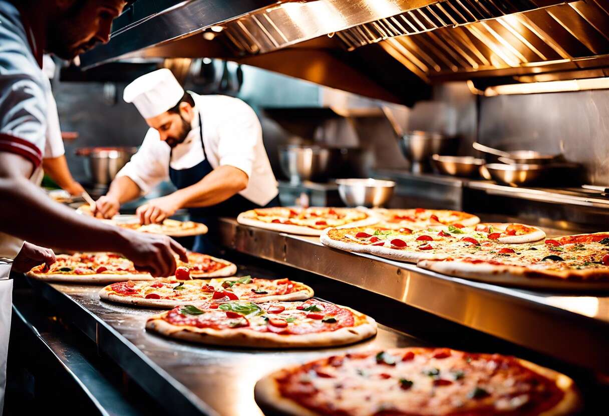 Comment les pizzerias s'adaptent au palais des athlètes olympiques ?