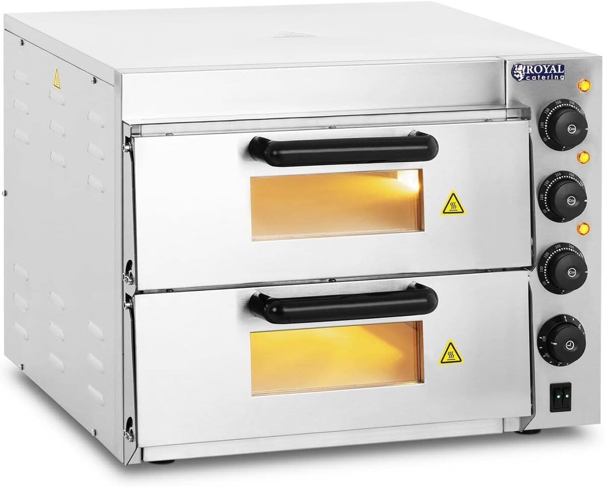 Test du Four à Pizza Electrique Royal Catering RCPO-3000-2PS-1 : performances et Polyvalence