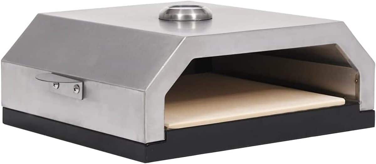Test Four à Pizza vidaXL : accessoire BBQ Electrique et Pierre Céramique