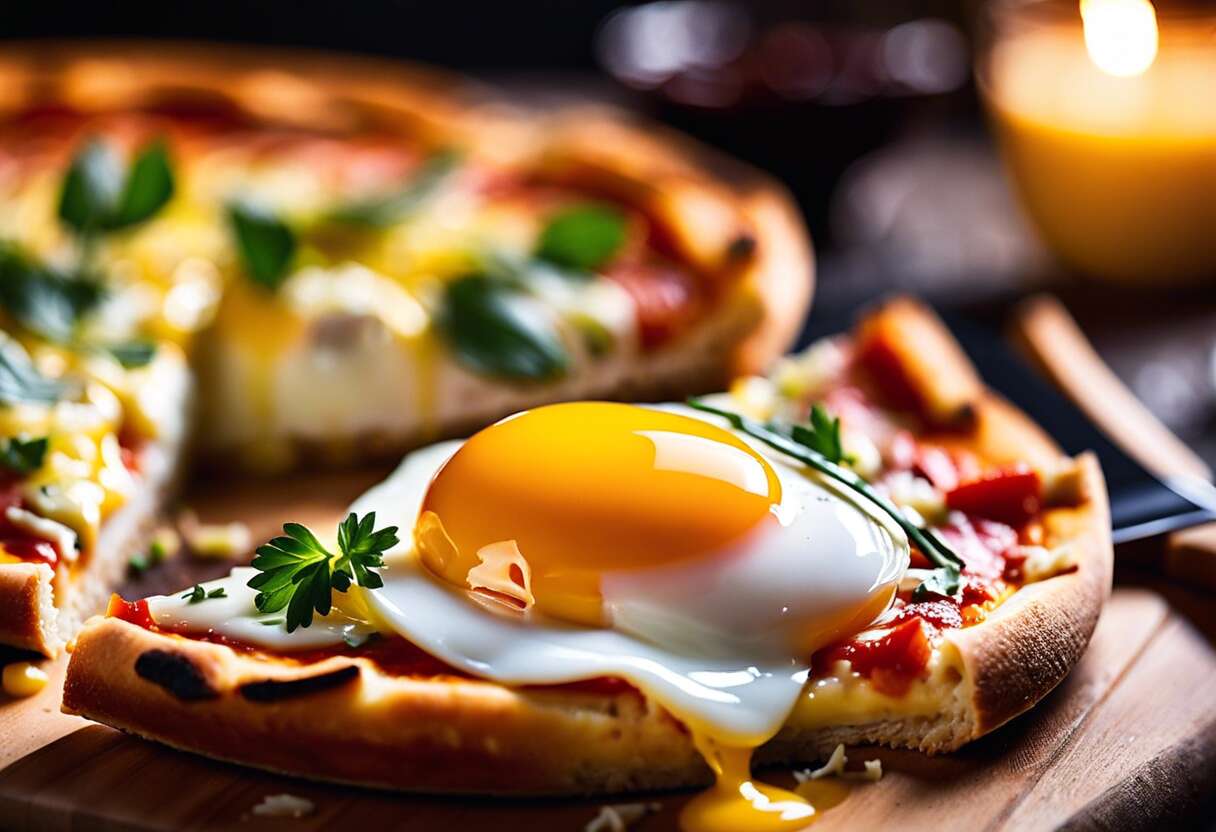Les secrets d’un œuf parfait sur votre pizza