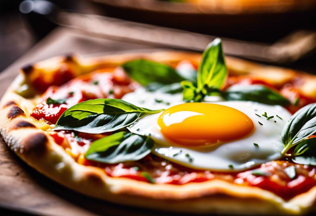 Sélection des meilleures pizzas à garnir d’un œuf