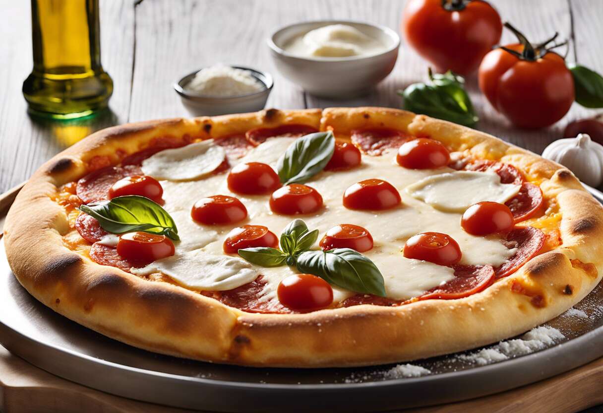 Recette de pizza in teglia romaine : réussir avec 50% de biga à température contrôlée
