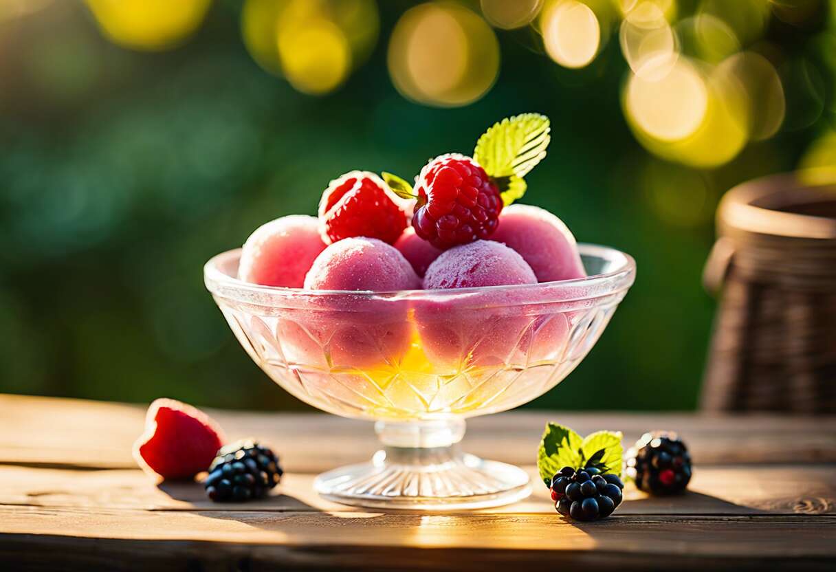 Douceurs glacées : sorbet maison, plaisir rafraîchissant Douceurs glacées : sorbet maison, plaisir rafraîchissant