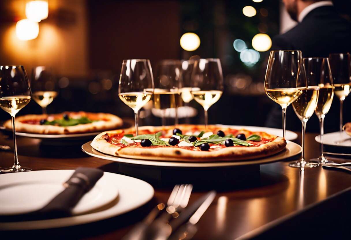 Un repas haut de gamme autour de la pizza pour un séminaire d'entreprise