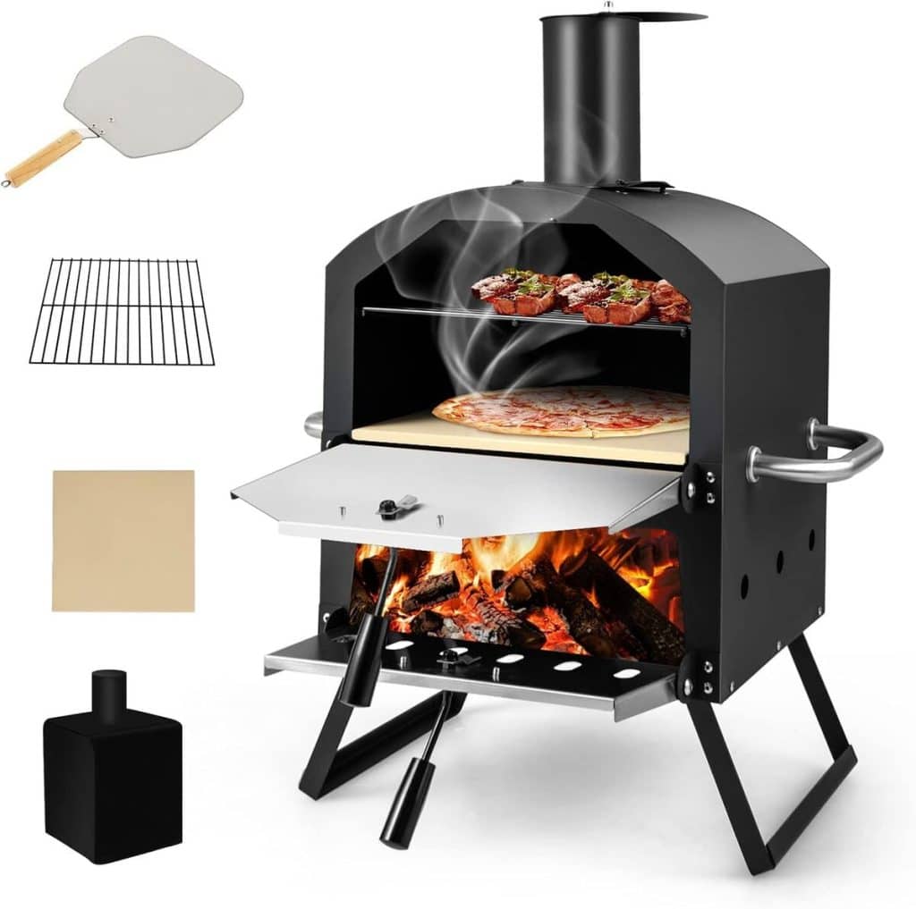 Test du GYMAX Four à Pizza Extérieur : compact et Polyvalent
