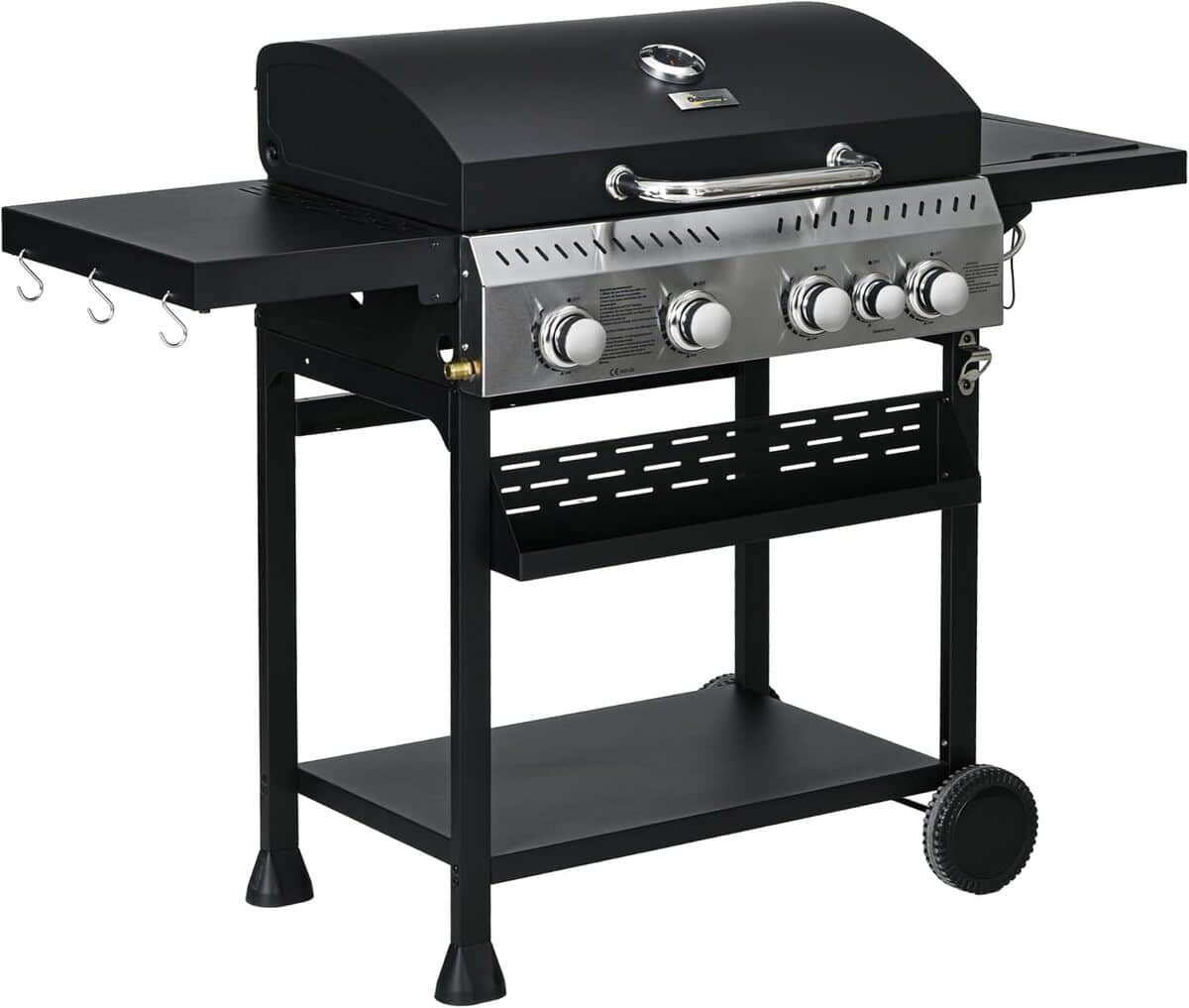 Test du barbecue Outsunny 4+1 : performance et mobilité au rendez-vous