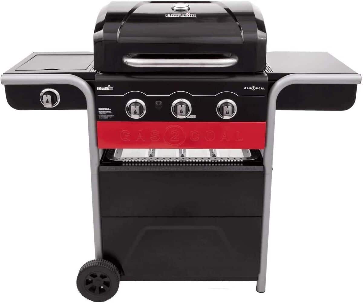 Test du Gas2Coal : le barbecue hybride Char-Broil 3 brûleurs