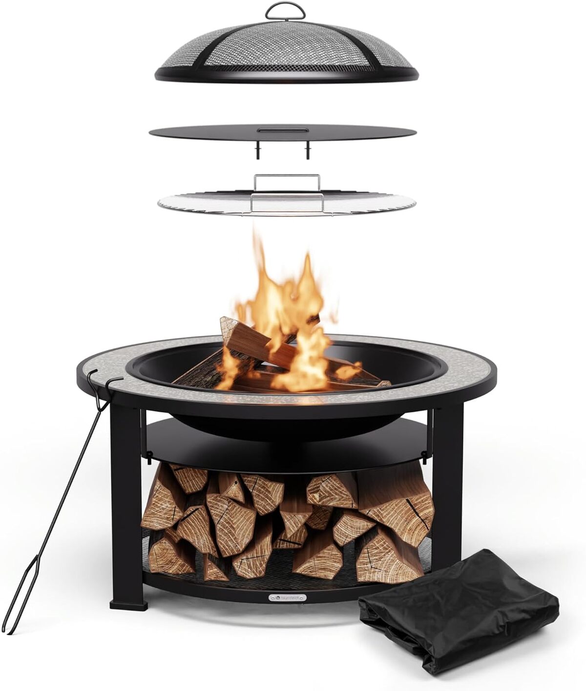 Test : brasero 3 en 1 blumfeldt Merano Circolo, barbecue & table polyvalents