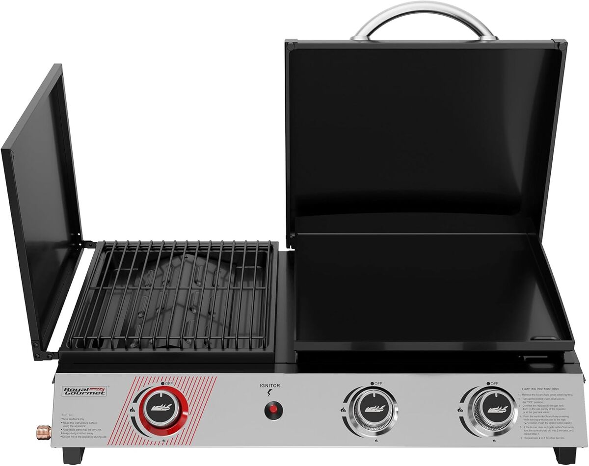 Test du Royal Gourmet : barbecue gaz portable 3 brûleurs