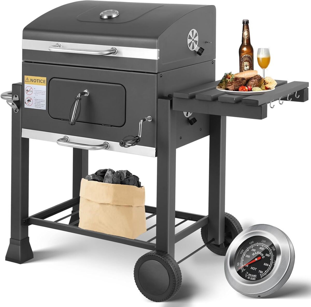 Test du barbecue charbon Grill XXL : performance et polyvalence