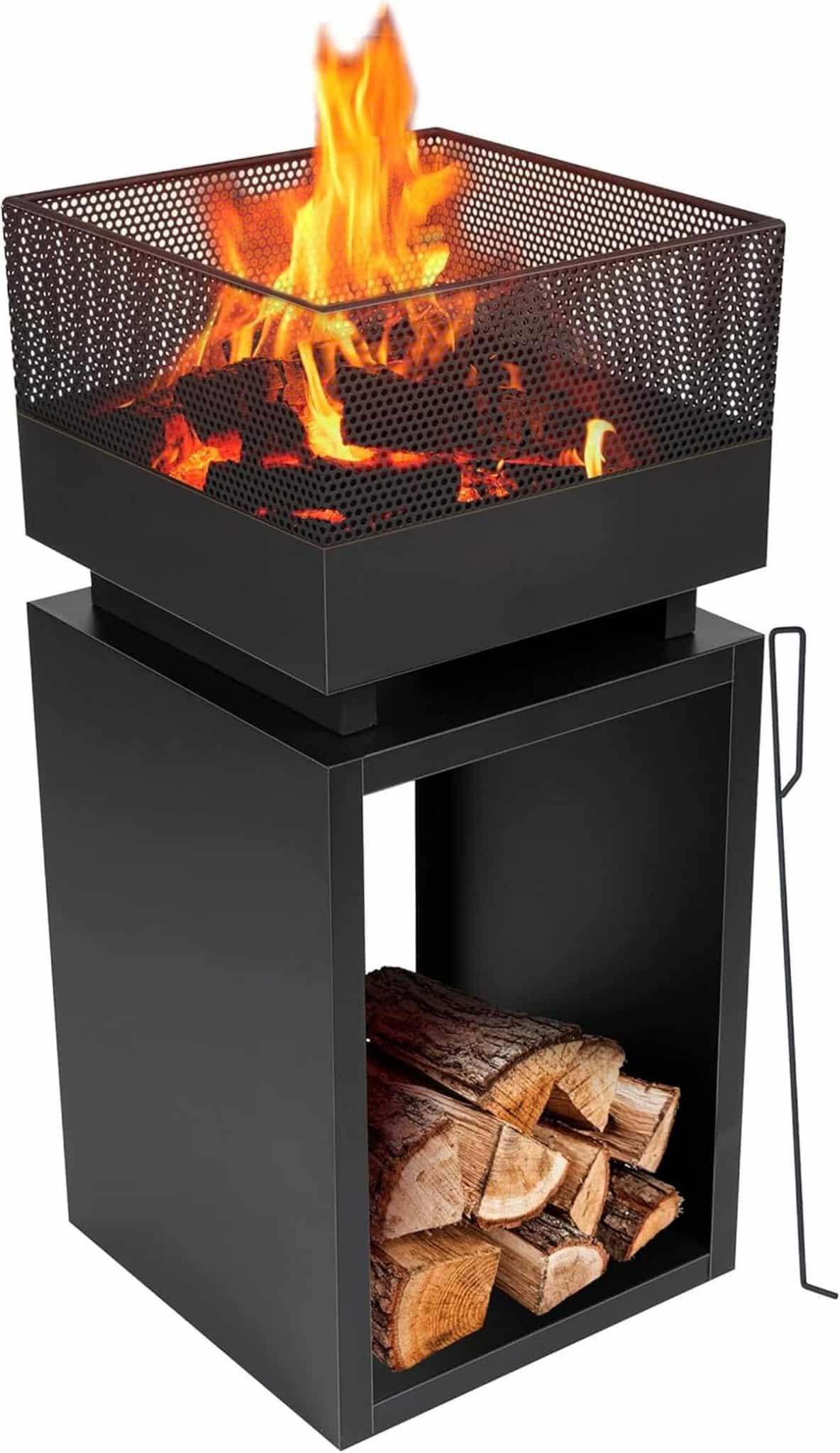 Test du brasero extérieur BBQ Collection : chaleur et design au jardin