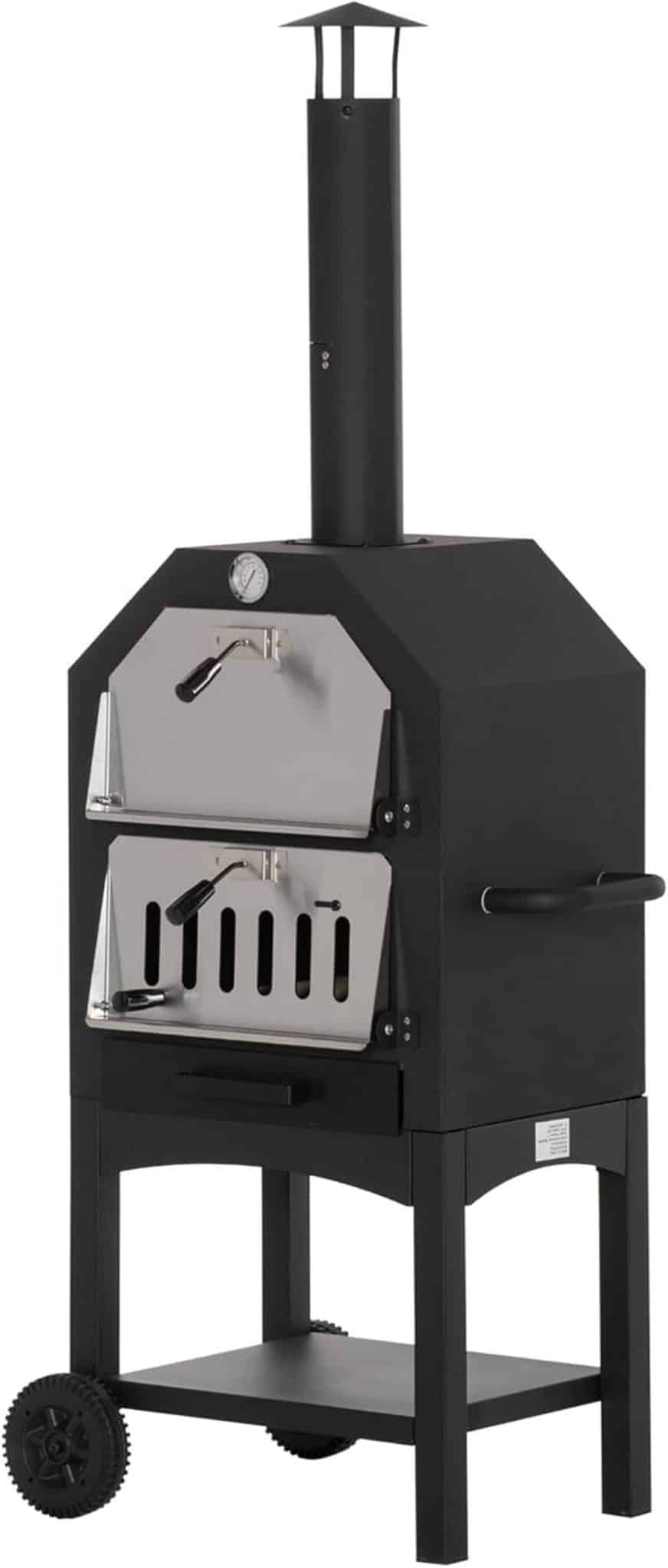 Test du four à pizza extérieur Outsunny : efficacité au charbon de bois