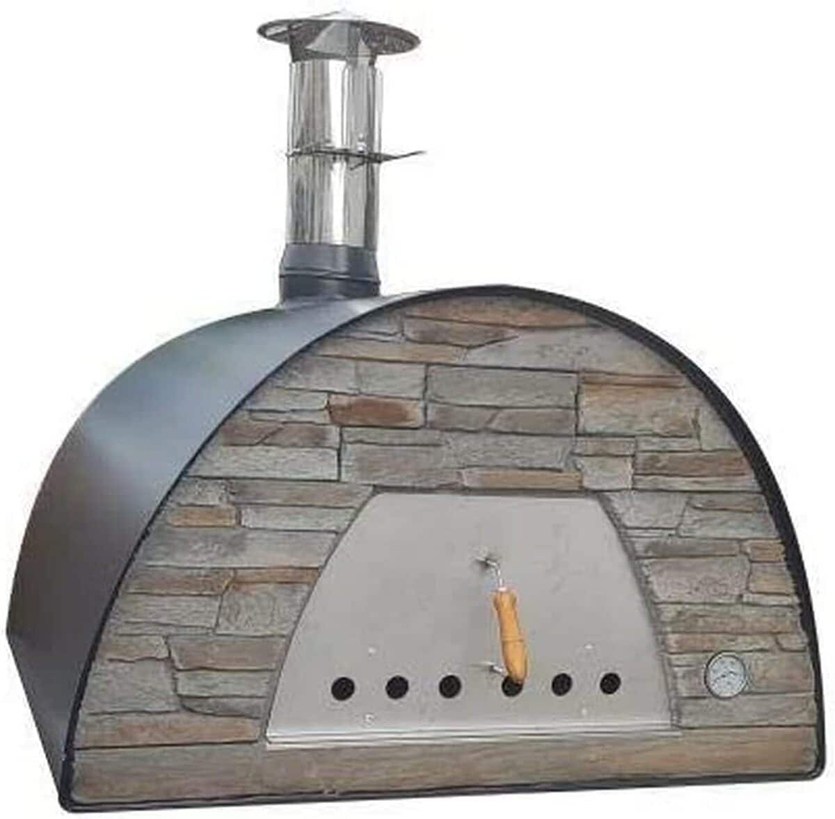 Test du four à pizza Maximus Prime Arena noir : cuisson au feu de bois réussie