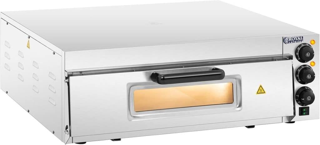 Test du four à pizza Royal Catering RCPO-2000-60-1