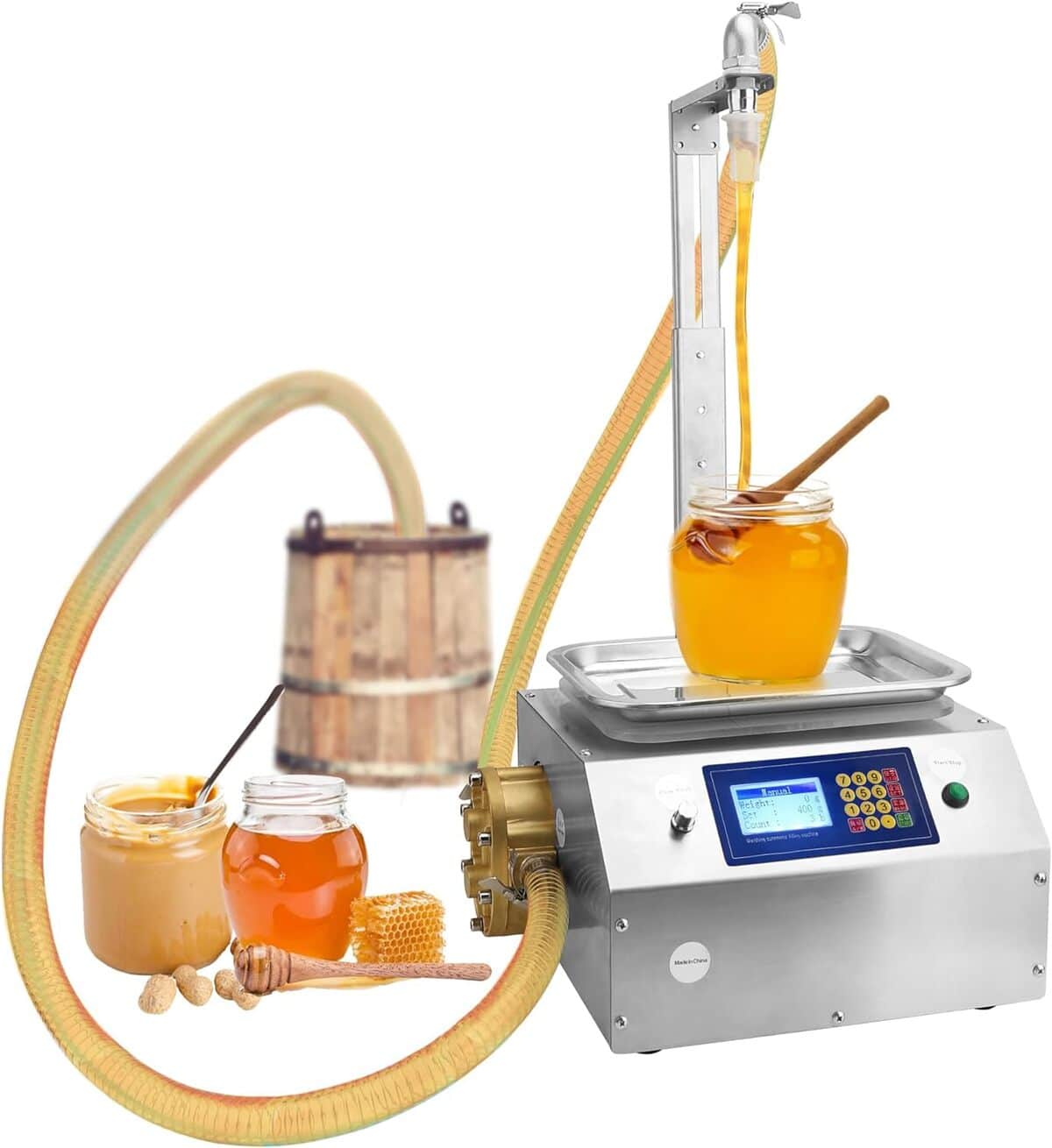 Test : machine de remplissage automatique pour miel et huiles