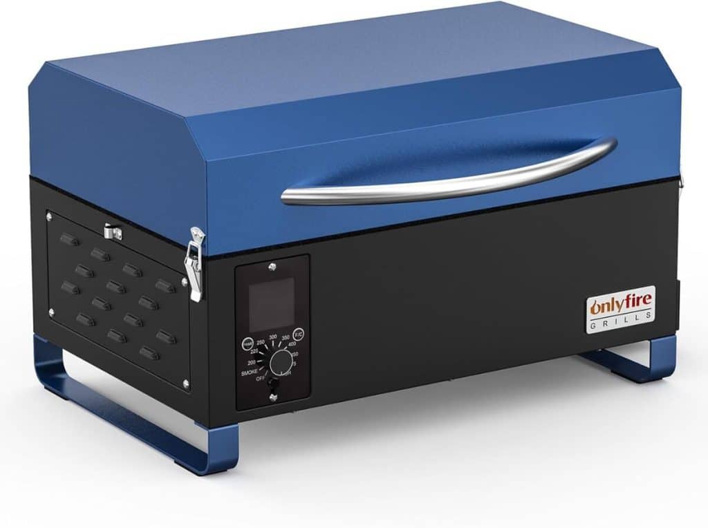 Test : barbecue à granulés de bois portable 8 en 1, l'incontournable bleu !