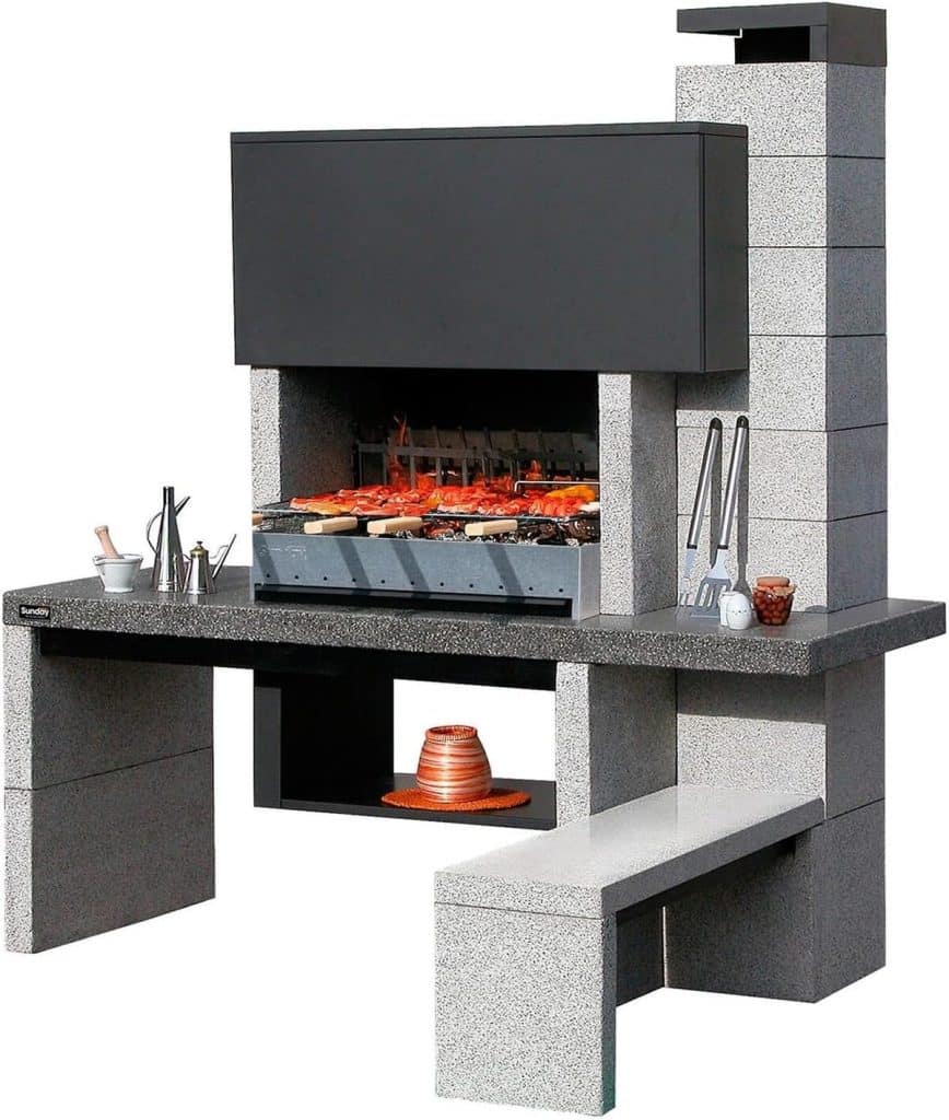 Test du barbecue en pierre à charbon New Jersey par Sunday