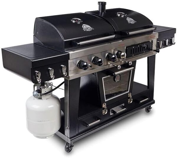 Pit Boss Barbecue fumoir Memphis Ultimate 4 en 1 gaz, charbon de bois