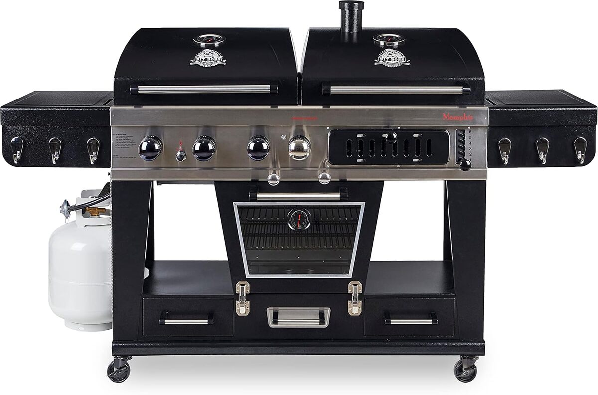 Test : barbecue Pit Boss Memphis Ultimate mixte gaz, charbon et fumoir électrique