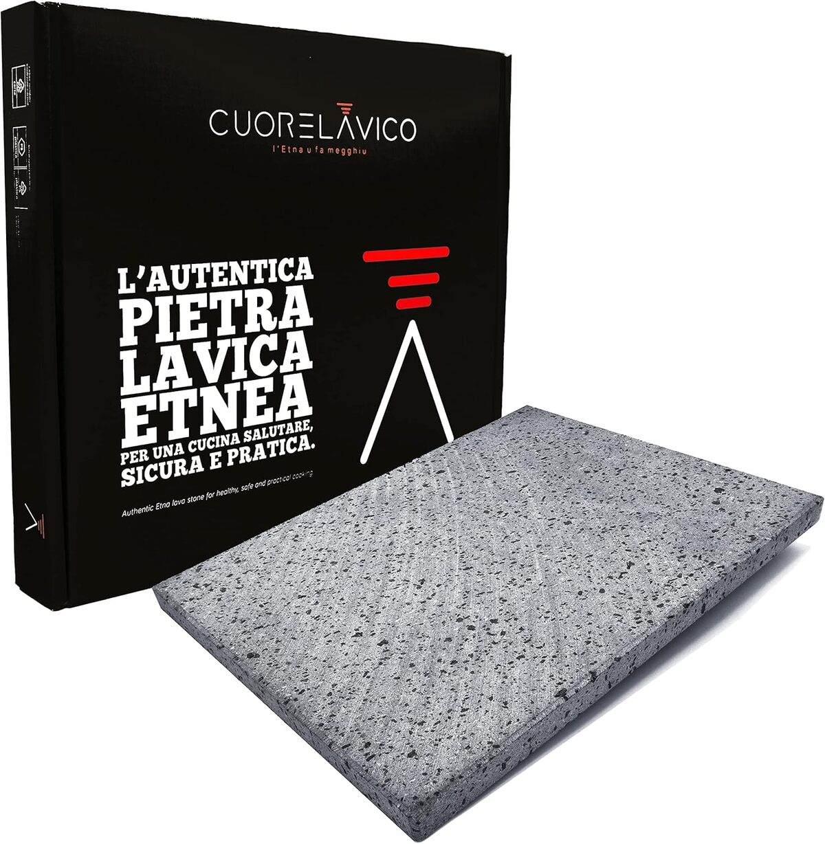 Test de la plaque réfractaire Cuore Lavico : pierre de lave italienne pour pizza et pain