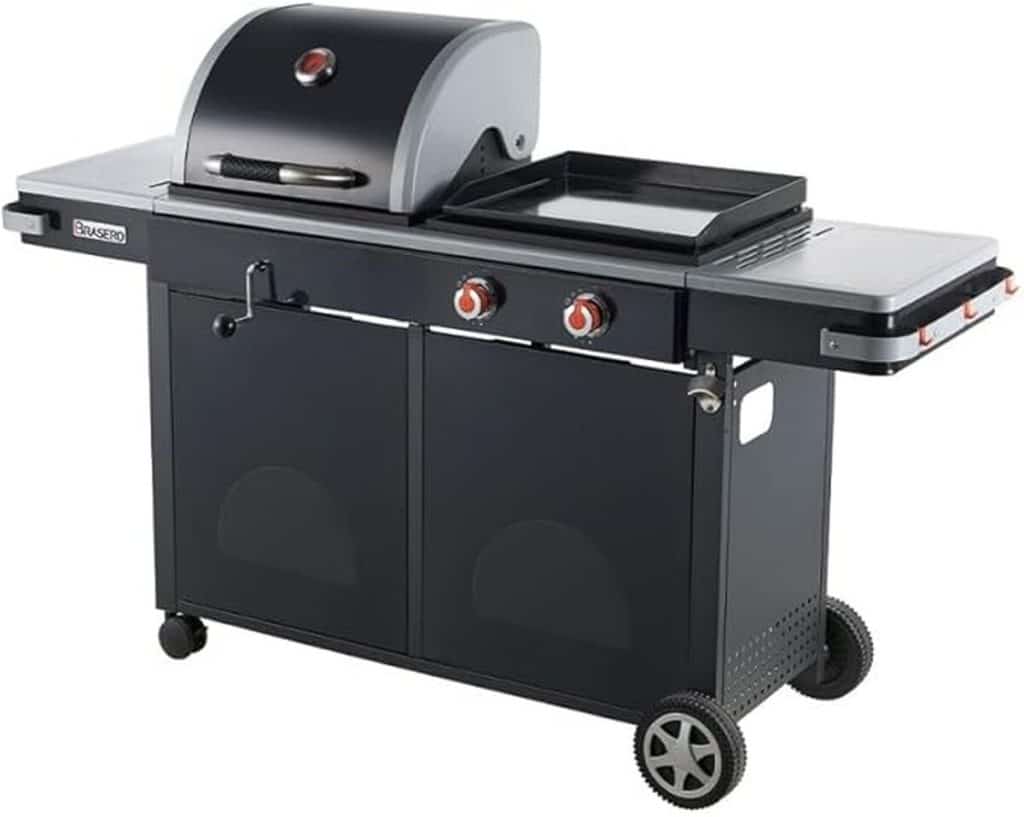 Test du barbecue Bi-Energy L de Brasero : charbon et plancha à gaz en un