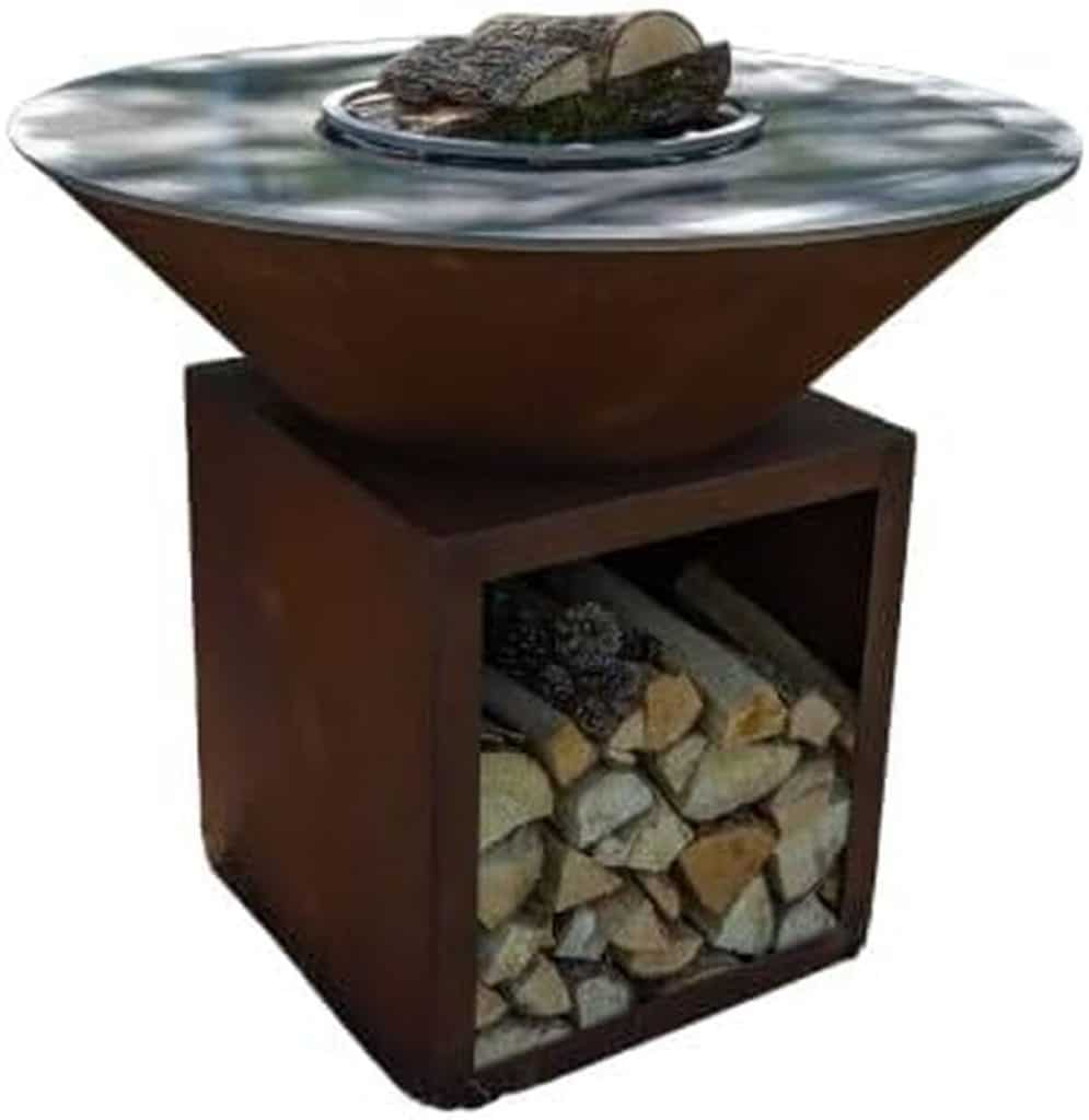 Test du braséro Grill'Chic : le classique en acier corten 100% français