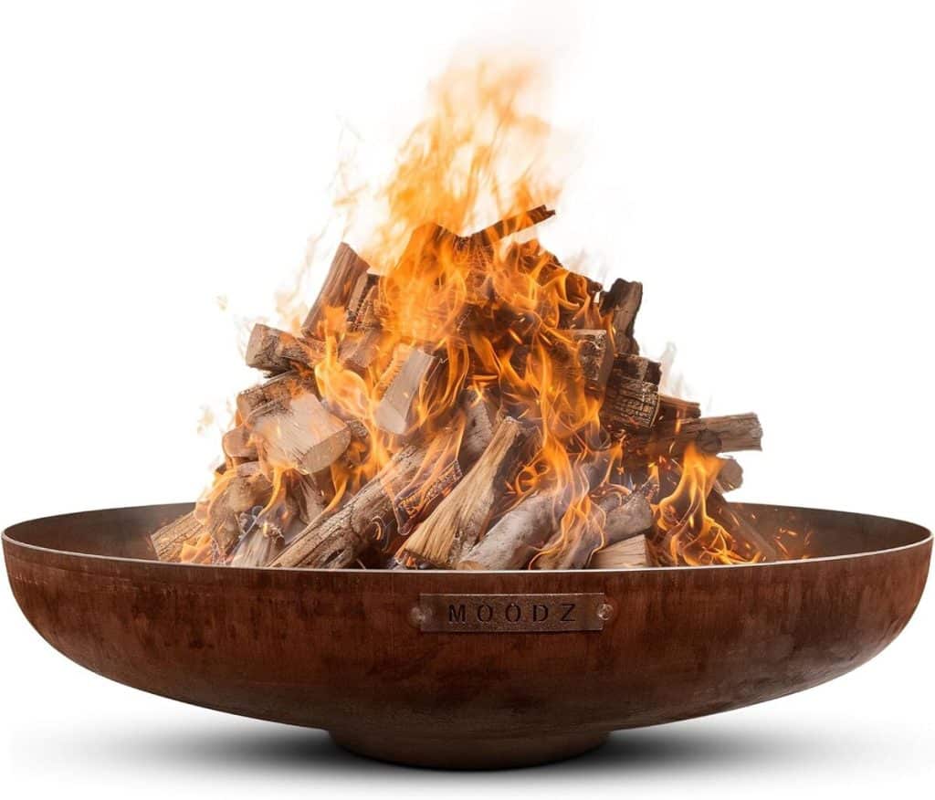 Test du brasero MOODZ Outdoor Living 150 cm : le barbecue multifonction extérieur