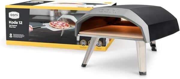 Ooni Koda 12 Four à Pizza à gaz 37 mBar– Four à Pizza extérieur portable – Four à Pizza Cuire d'authentiques Pizzas sur Pierre en 60 Secondes – (IT|ES|BE|CZ|FR|IE|LV|LT|LU|PT- 37 mBar)