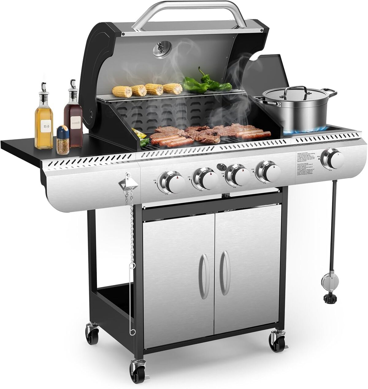 Test du barbecue à gaz Electactic : performance 4 brûleurs et plus