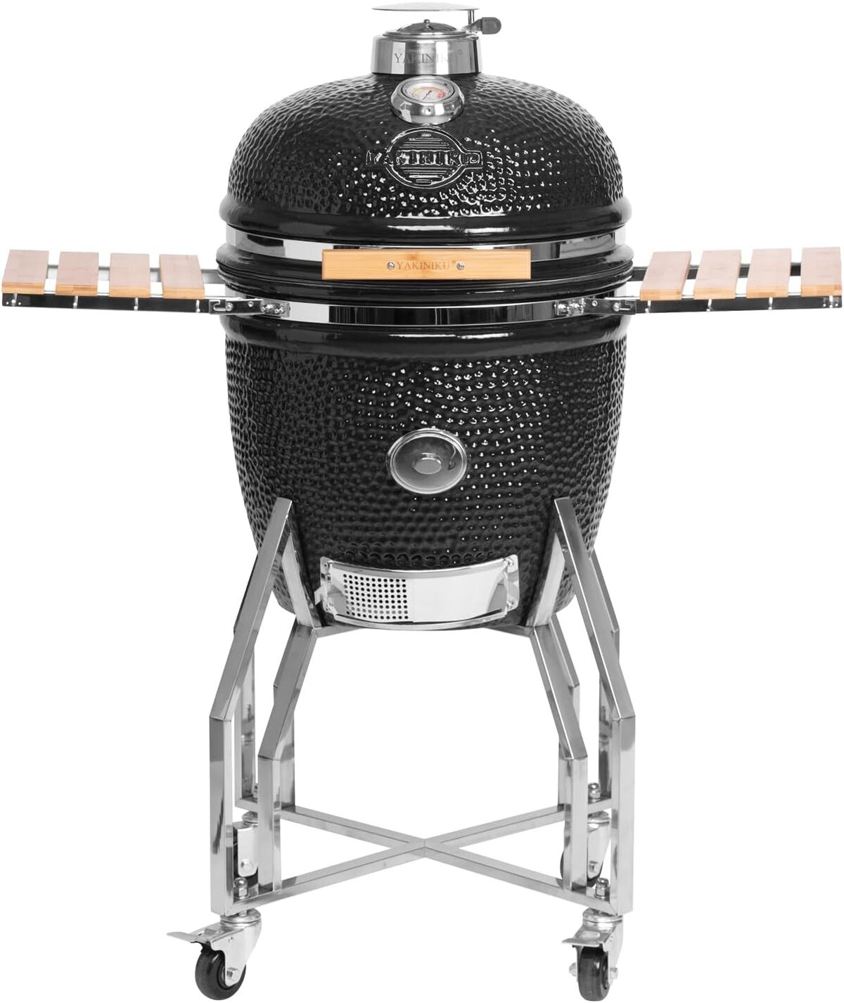 Test du yakiniku large kamado : barbecue avec base, tables latérales et set pro