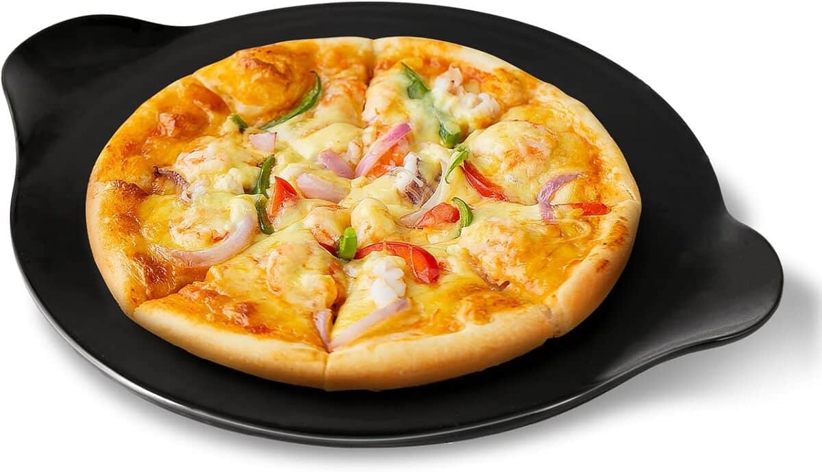 Test : pierre à pizza VIREESR en céramique cordiérite émaillée