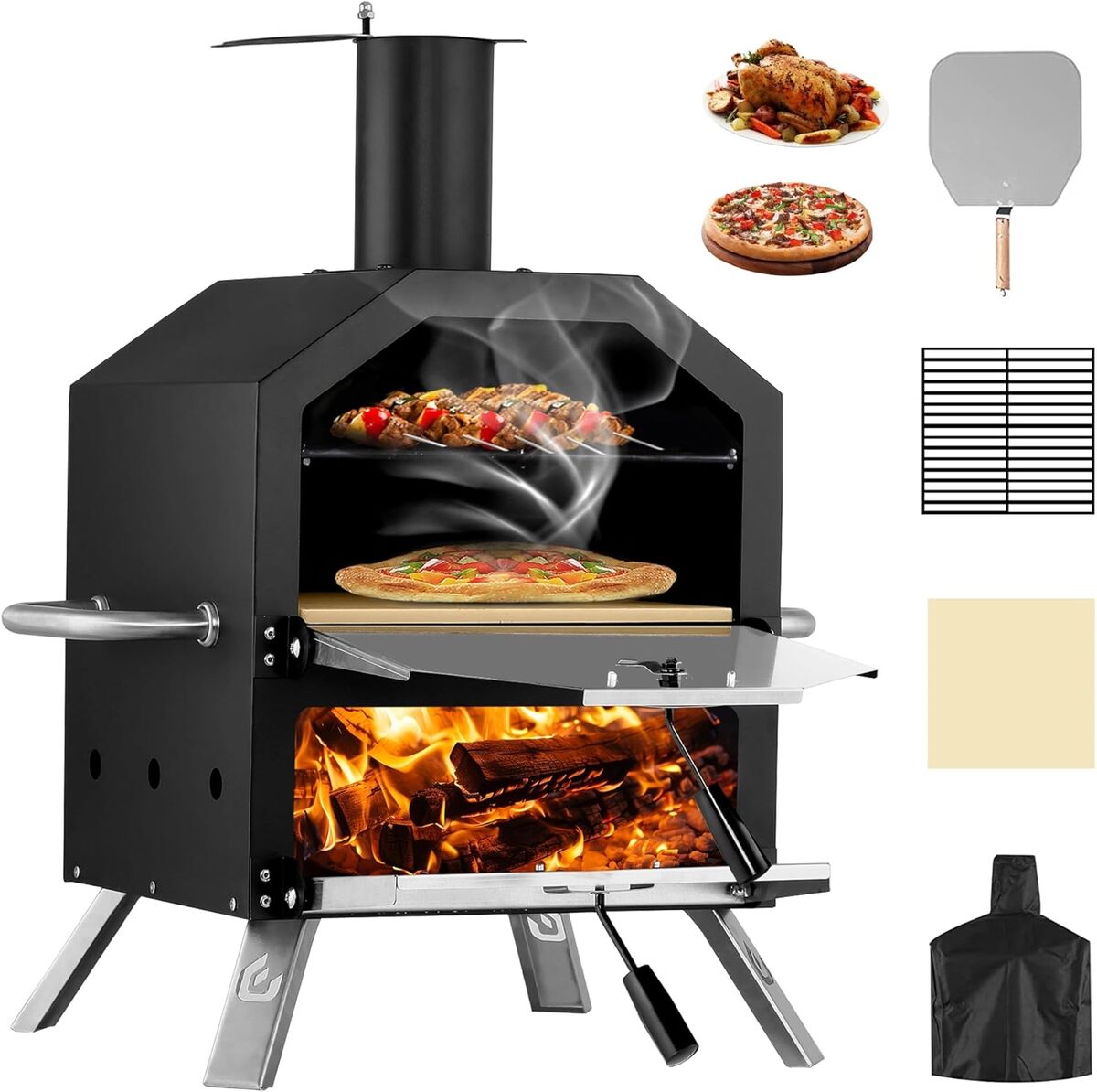 Test : pizzello machine à pizza d'extérieur au feu de bois 66 cm