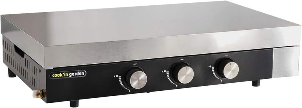 Test : plancha Finesta Cook'in Garden à gaz, 3 brûleurs