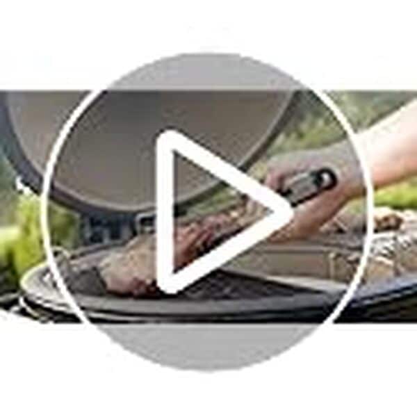 Barbecook Barbecue kamado Kamal 60 céramique à Base de mullite, Noir Mat, XL, 138x84x110.5cm