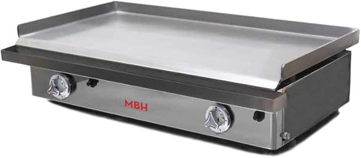 Test de la plancha à gaz MBH 80 cm pour pros