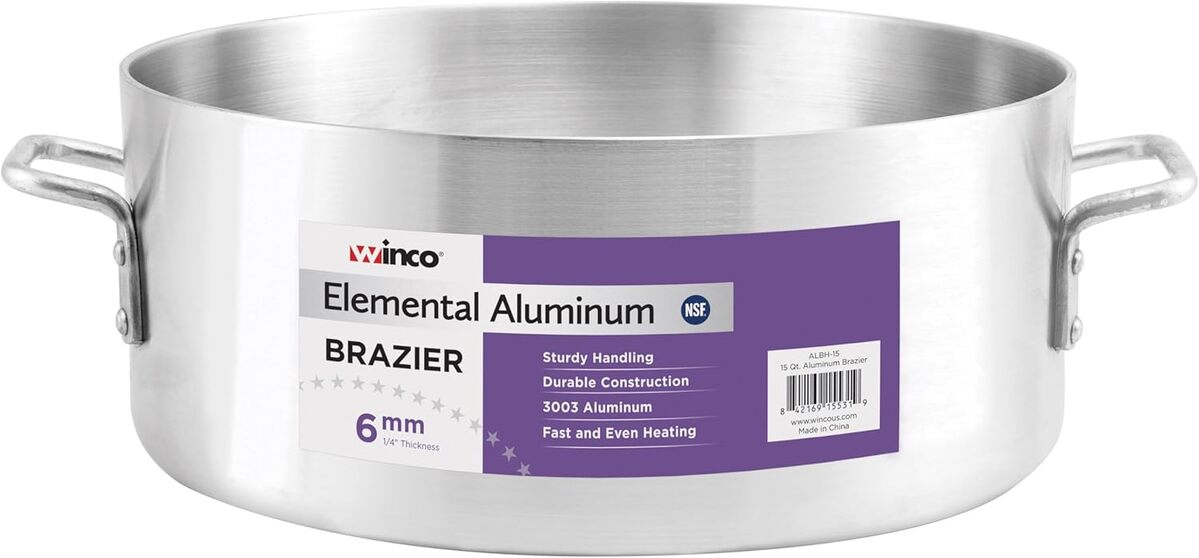 Test du brasero Winco ALBH-35 en aluminium