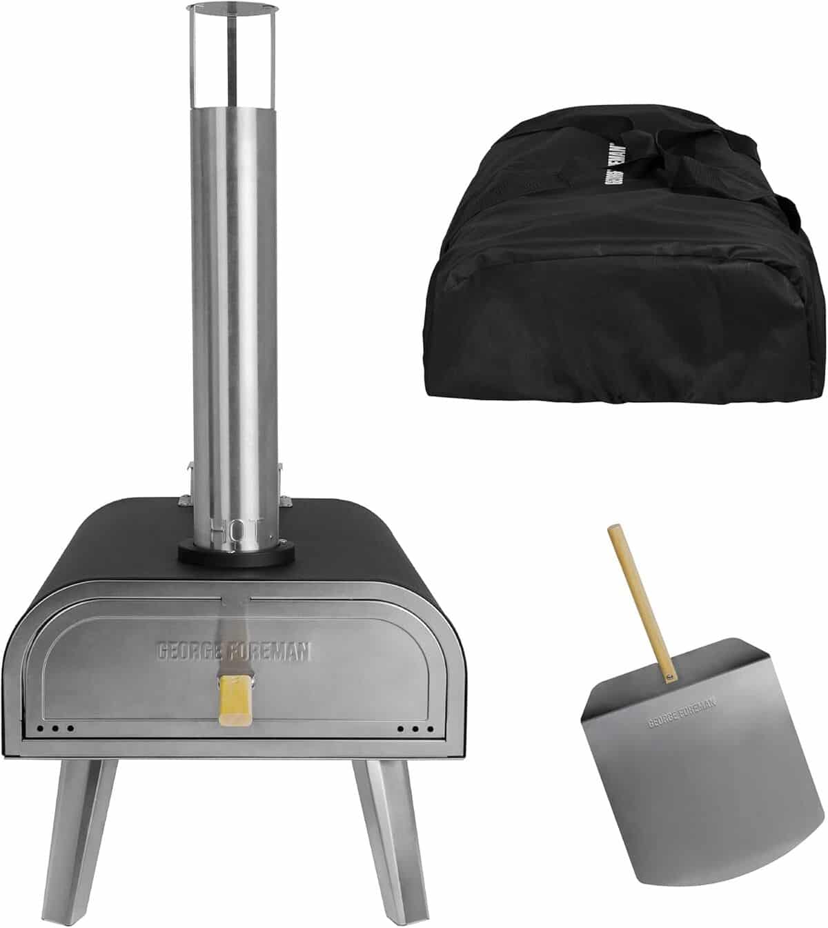 Test du George Foreman four à pizza portable GFWPPO2BPC
