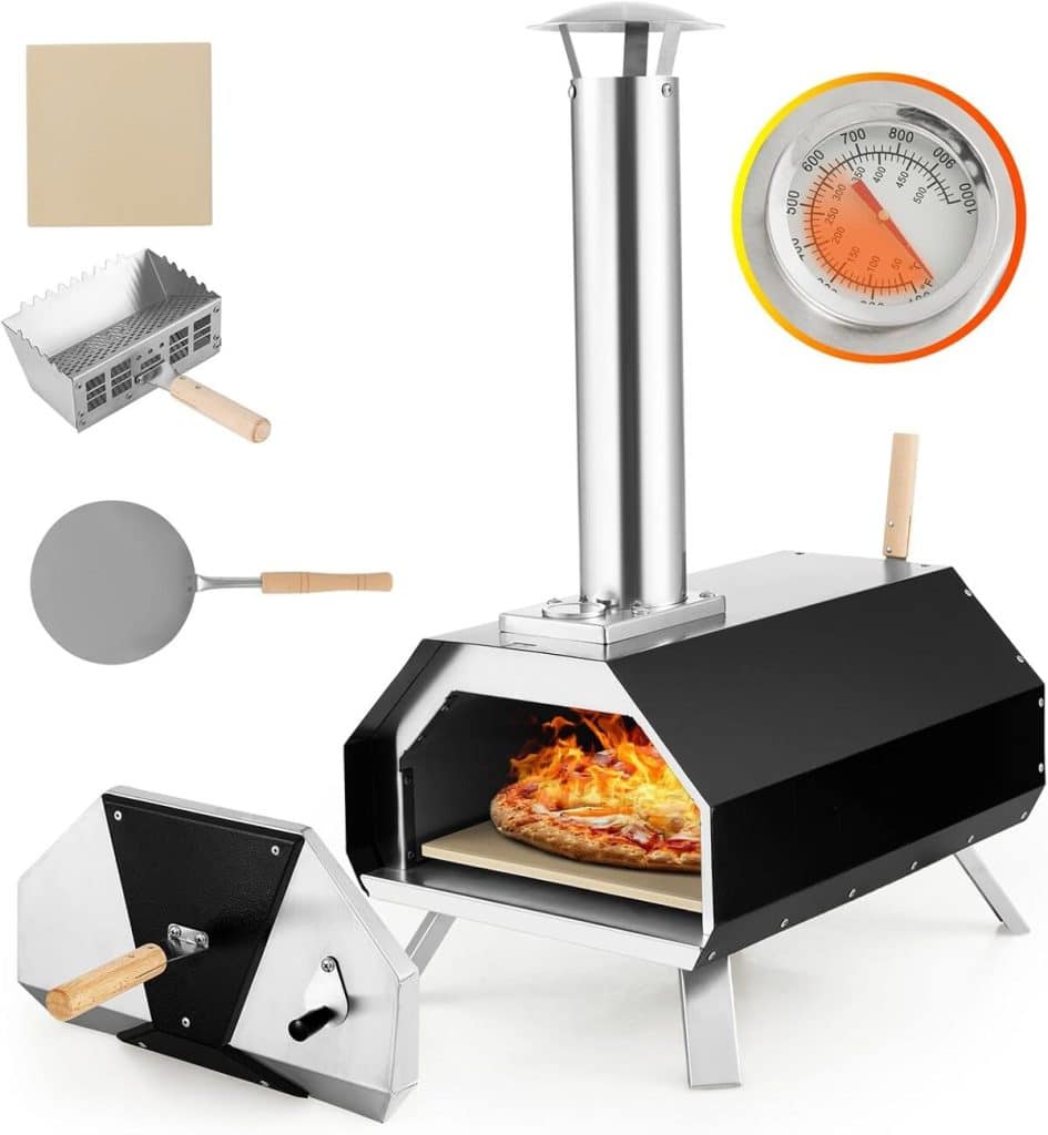 Test : four à pizza extérieur GYMAX, performance et praticité assurées