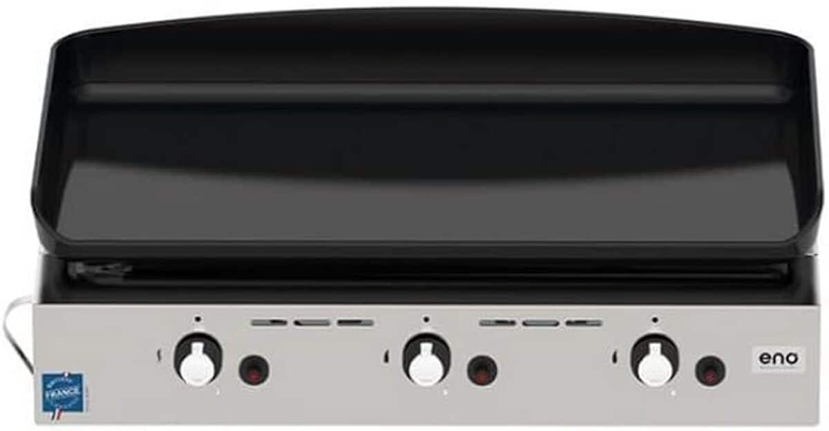 Test : plancha Eno Griddle 6300W fonte noire