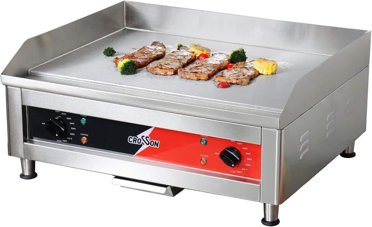 Test plaque chauffante CROSSON EG-600C : puissance au restaurant