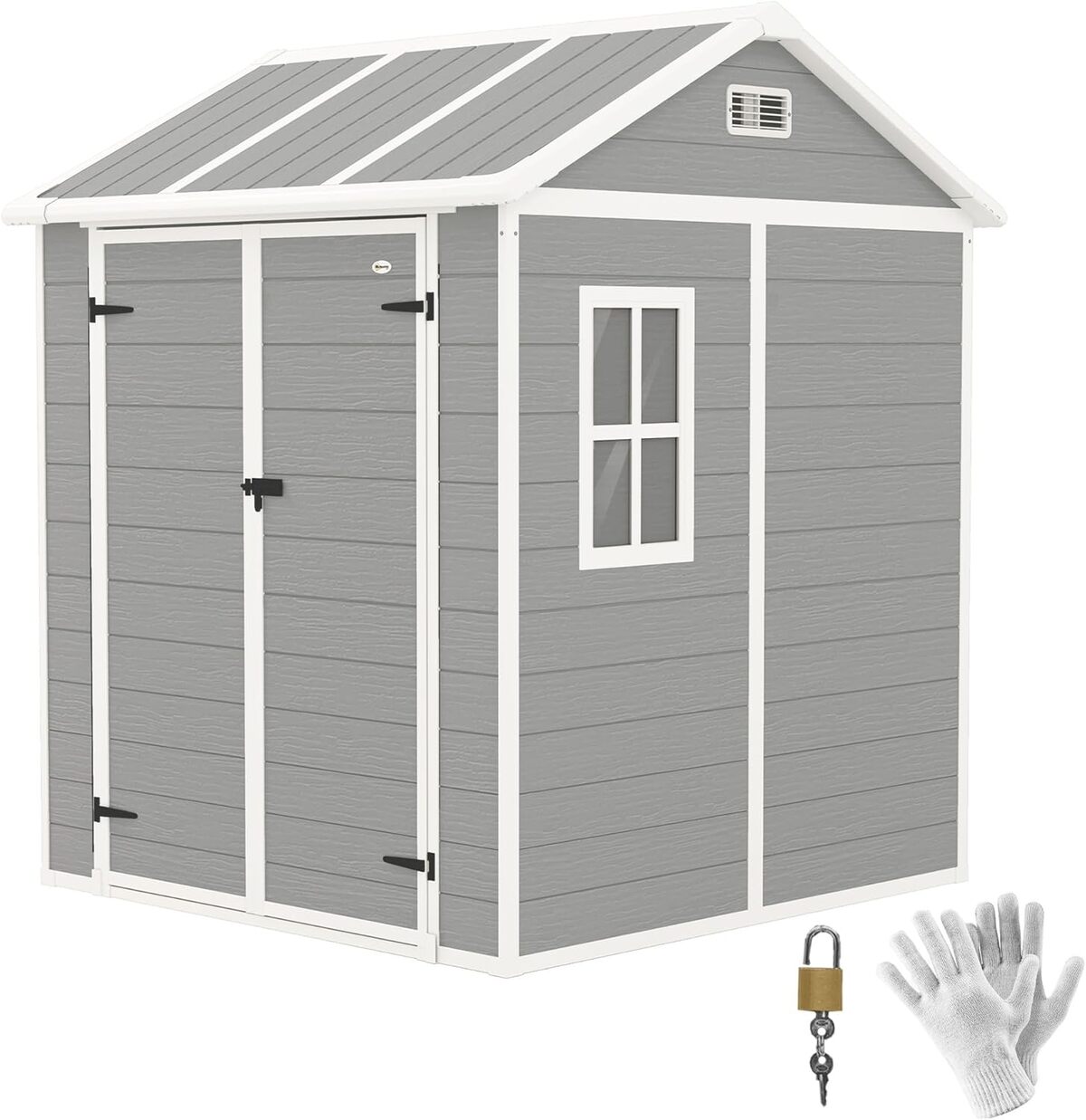 Test de l'abri à outils Outsunny PP avec plancher 2, 91m²