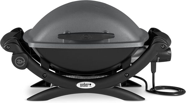 Weber Q Barbecue Kettle (1400 Noir/Gris Rectangulaire Aluminium)