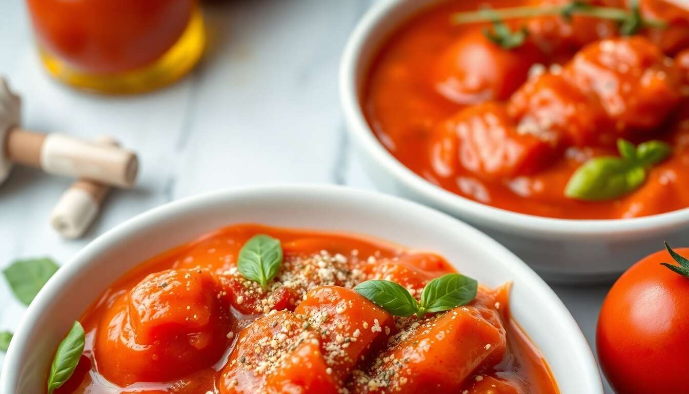 Recette de sauce tomates rôties artisanale