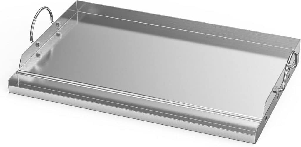 Test de la plaque de cuisson Onlyfire en acier inoxydable pour BBQ