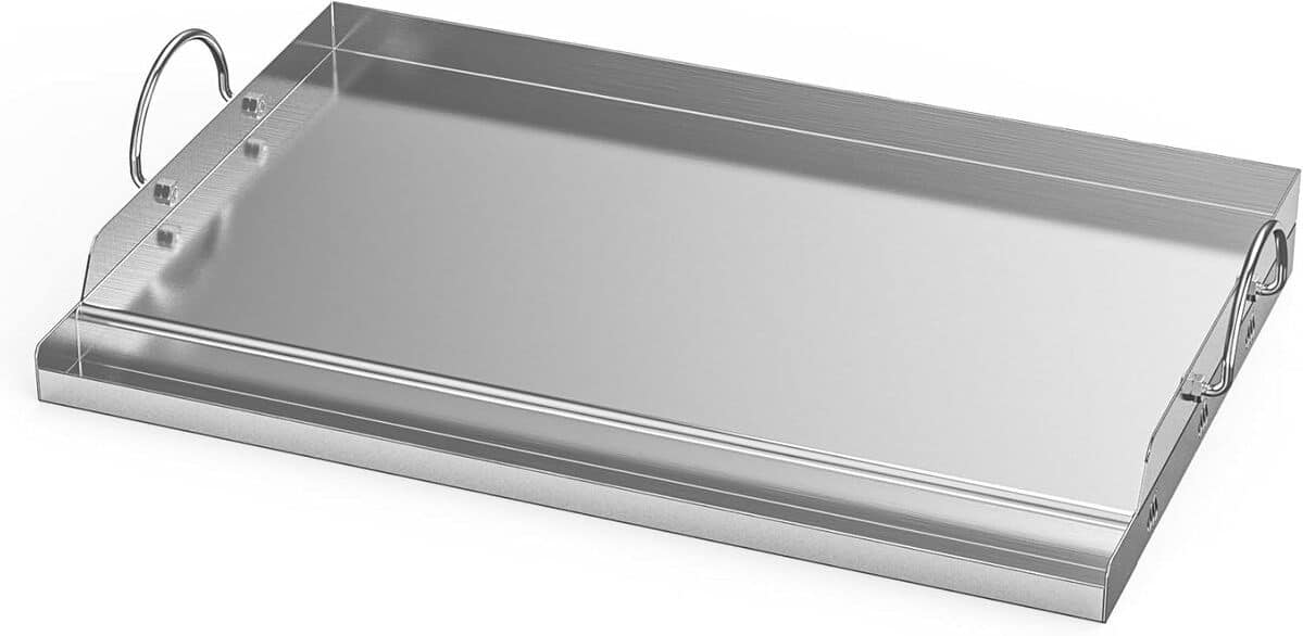 Test de la plaque de cuisson Onlyfire en acier inoxydable pour BBQ