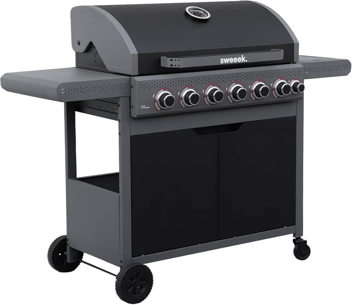 Test du barbecue au gaz Sweex Edmond : 6 brûleurs + feu latéral