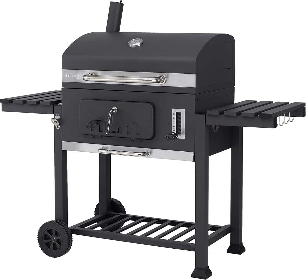 Test du barbecue Tepro 1165 Toronto XXL : puissance charbon et grande surface de cuisson