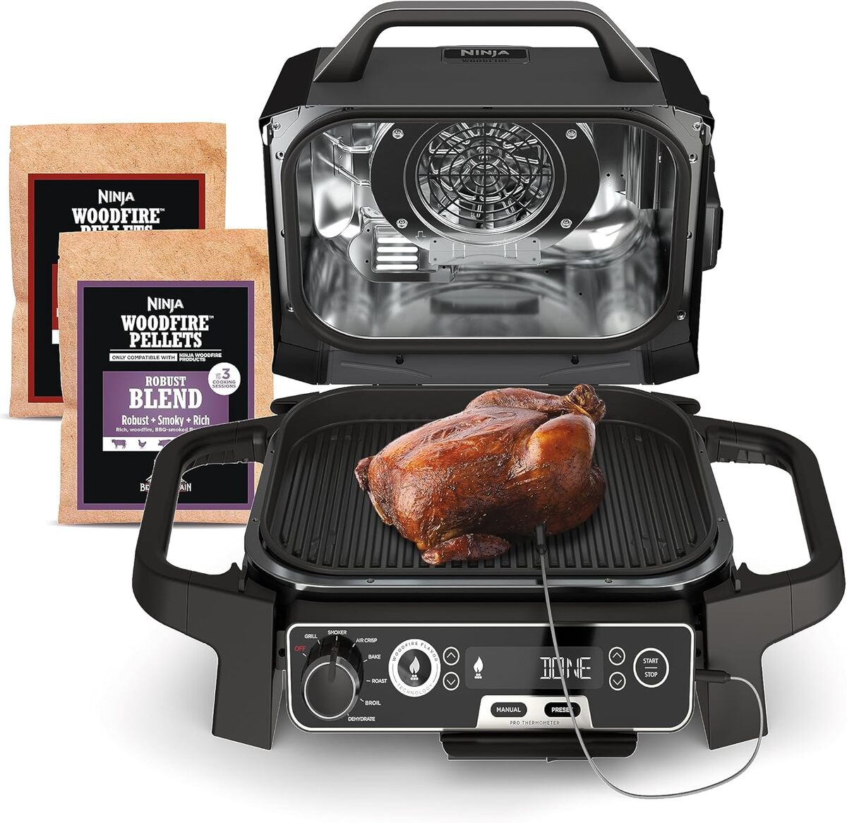 Test Ninja OG751 Woodfire Pro : le barbecue 7 en 1 polyvalent